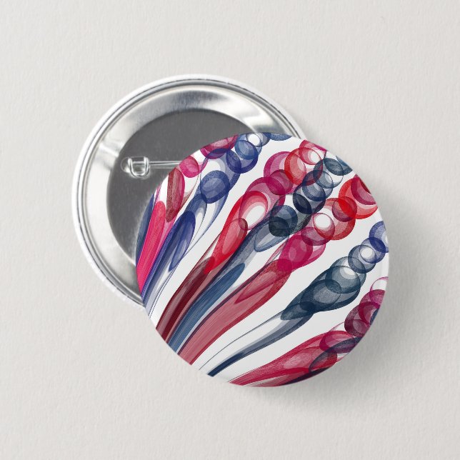 Badge Rond 5 Cm Plaisir à bulle pullée / Original / (Devant & derrière)