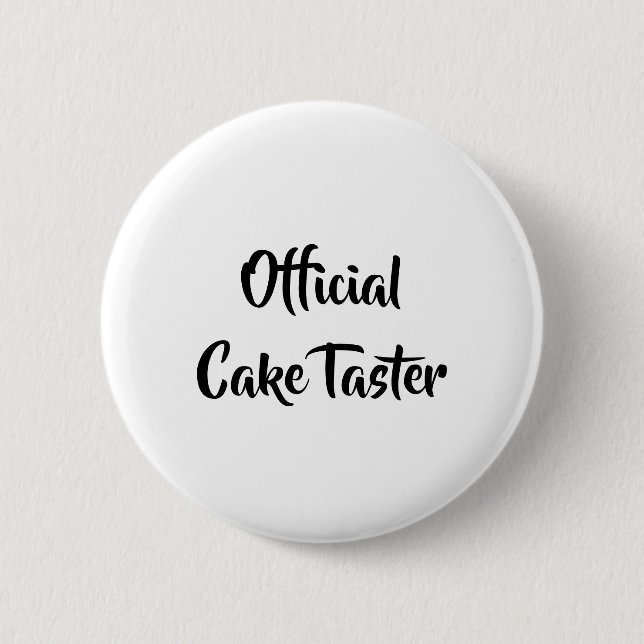 BADGE ROND 5 CM PLAISIR DE GÂTEAU (Devant)
