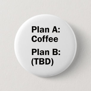 Badge Rond 5 Cm Plan café
