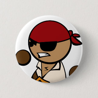 Badge Rond 5 Cm Plan rapproché de pirate