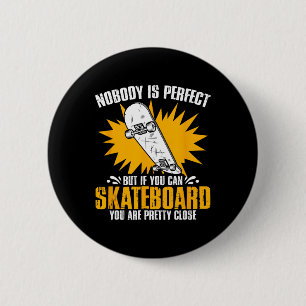 Badge Rond 5 Cm Planche à roulettes Assez près Planche à roulettes
