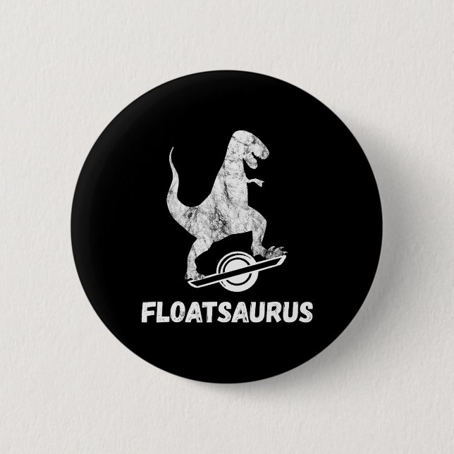 Badge Rond 5 Cm Planche à roulettes électrique Float T-rex Saurus  (Devant)