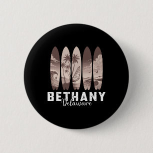 Badge Rond 5 Cm Planche de surf de Bethany Beach Delaware Hommes F