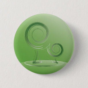Badge Rond 5 Cm planète verte
