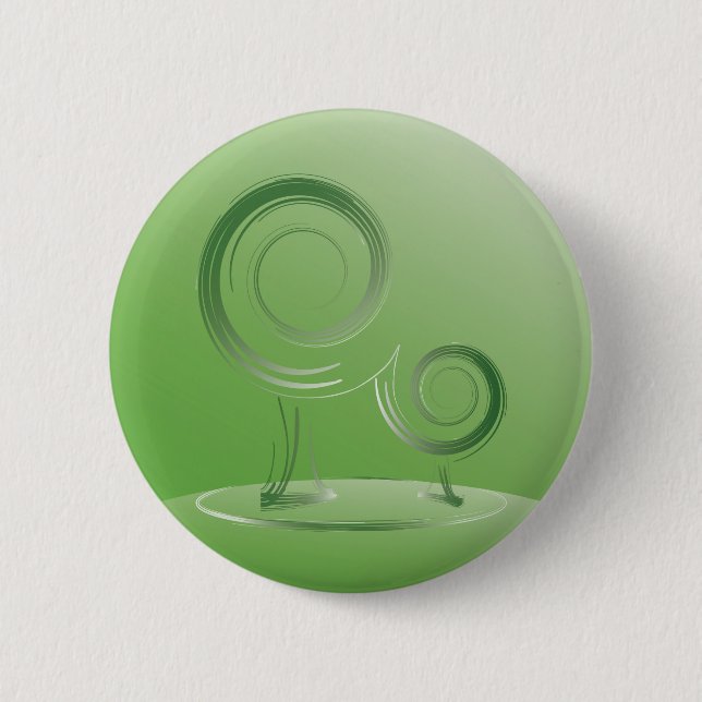 Badge Rond 5 Cm planète verte (Devant)