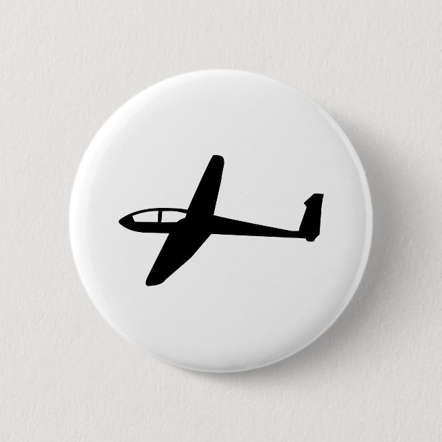 Badge Rond 5 Cm Planeur (Devant)
