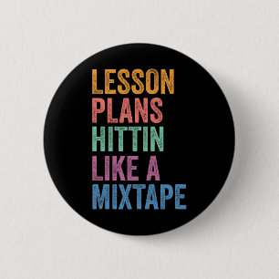 Badge Rond 5 Cm Plans de cours de rentrée pour la génération Z Alp