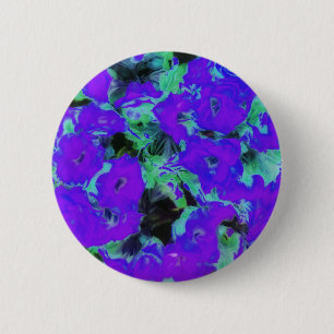 Badge Rond 5 Cm Plante kalanchoe violet brillant