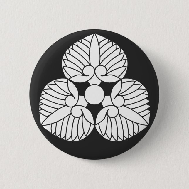 Badge Rond 5 Cm plantes [Famille Crest] (Devant)