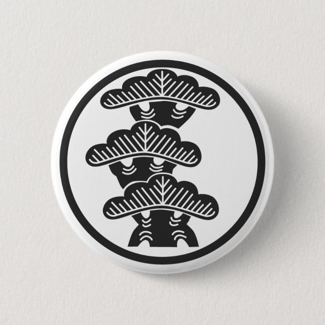 Badge Rond 5 Cm plantes [Famille Crest] (Devant)