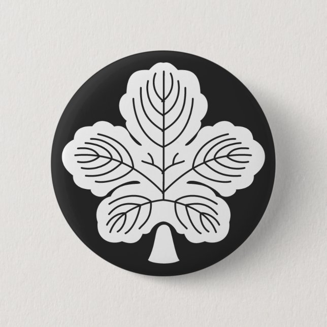 Badge Rond 5 Cm plantes [Famille Crest] (Devant)