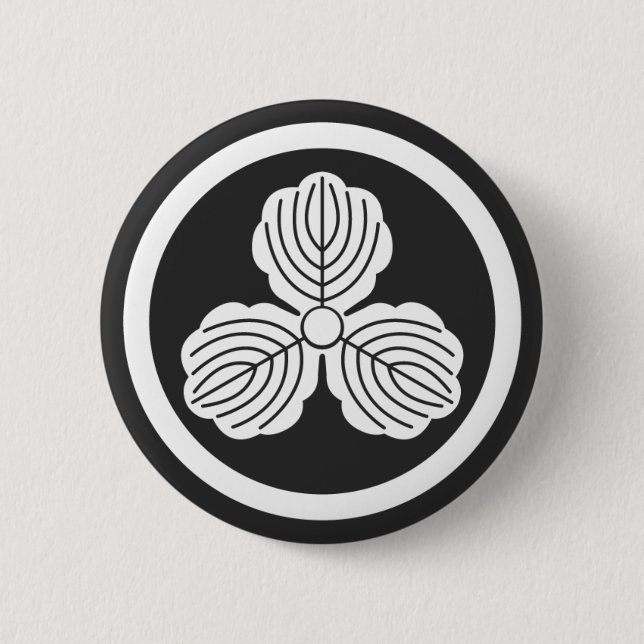 Badge Rond 5 Cm plantes [Famille Crest] (Devant)