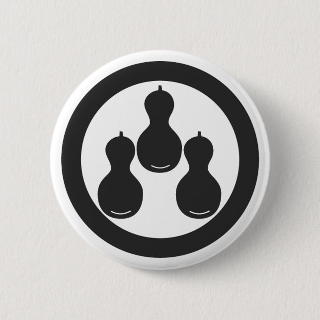 Badge Rond 5 Cm plantes [Famille Crest] (Devant)