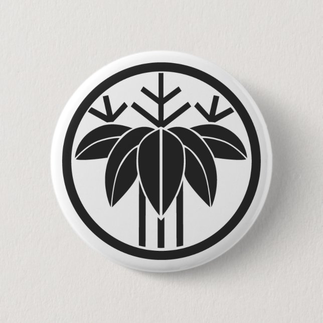 Badge Rond 5 Cm plantes [Famille Crest] (Devant)