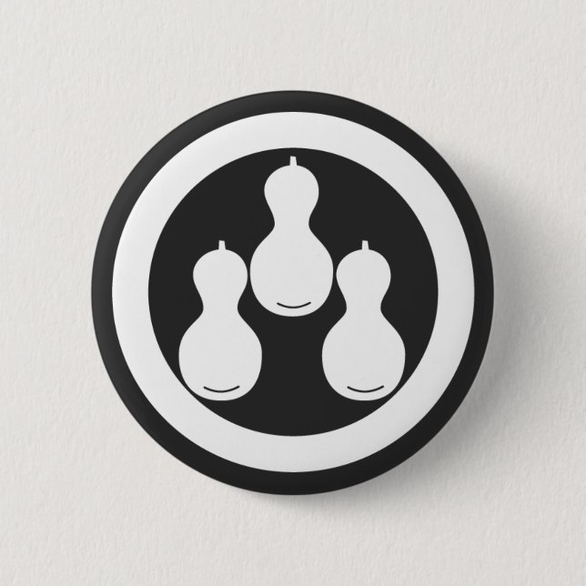Badge Rond 5 Cm plantes [Famille Crest] (Devant)