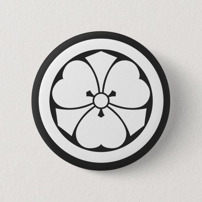Badge Rond 5 Cm plantes [Famille Crest] (Devant)