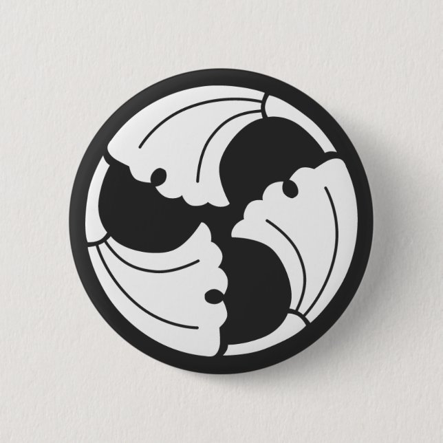 Badge Rond 5 Cm plantes [Famille Crest] (Devant)