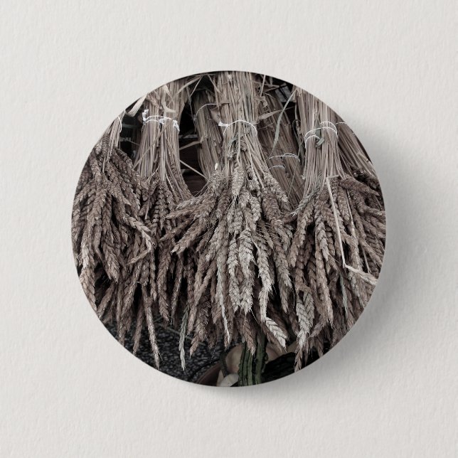 Badge Rond 5 Cm Plantes séchés pour la décoration (Devant)