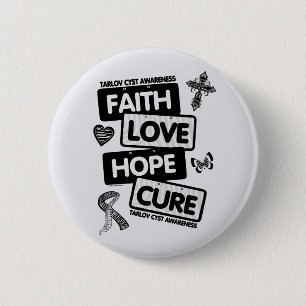 Badge Rond 5 Cm Plaques de licence...Tarlov Cyst