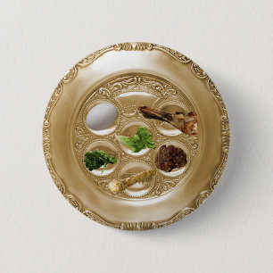 Badge Rond 5 Cm Plat de Seder