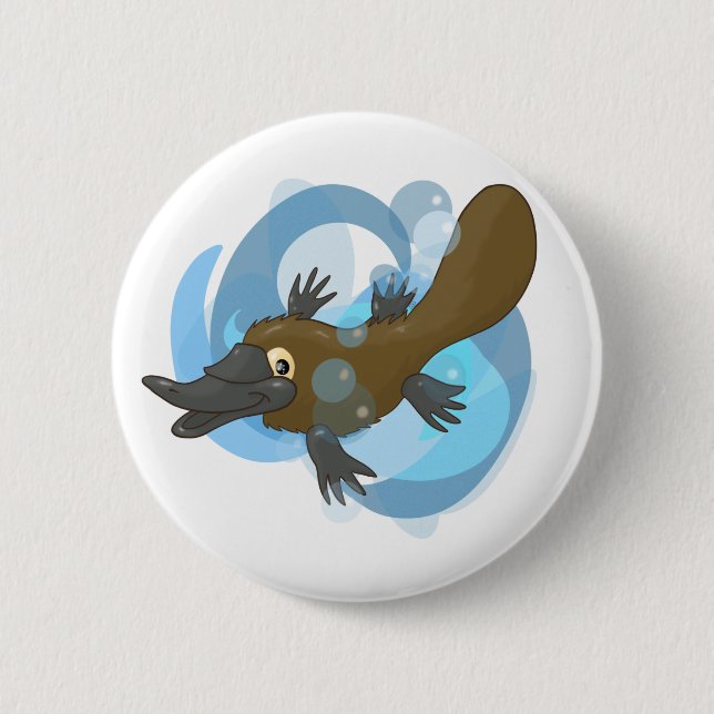 Badge Rond 5 Cm Plateforme de natation (Devant)
