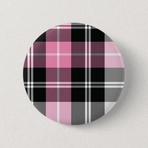 Badge Rond 5 Cm plâtre rose