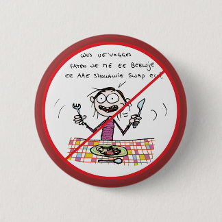 Badge Rond 5 Cm Plein bouton de bouche