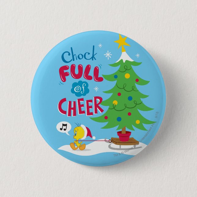 Badge Rond 5 Cm Plein de bonne humeur (Devant)