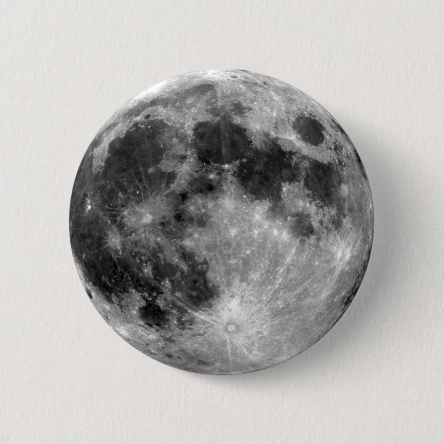 Badge Rond 5 Cm Pleine lune (Devant)