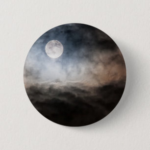 Badge Rond 5 Cm Pleine lune