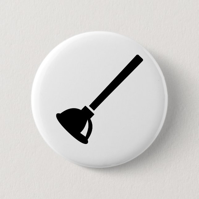 Badge Rond 5 Cm Plombier de plongeur (Devant)