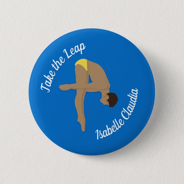 Badge Rond 5 Cm Plongée (Devant)