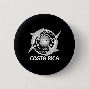 Badge Rond 5 Cm Plongée avec des requins de récif des Caraïbes Cos