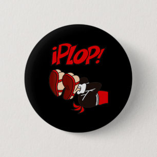 Badge Rond 5 Cm PLOP ! - une chute historique Une bande dessinée a