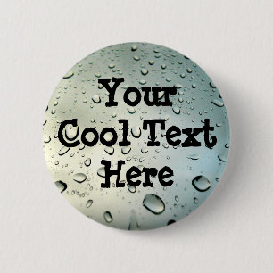 Badge Rond 5 Cm Pluie sur ma fenêtre - Modèle