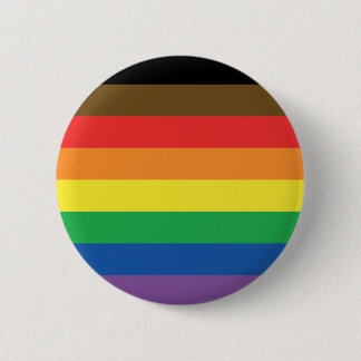 Badge Rond 5 Cm Plus colorent plus d'arc-en-ciel LGBT
