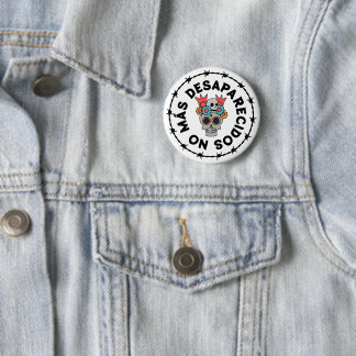 Badge Rond 5 Cm Plus de disparus (crâne)