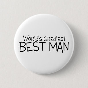 Badge Rond 5 Cm Plus grand meilleur mariage d'homme des mondes