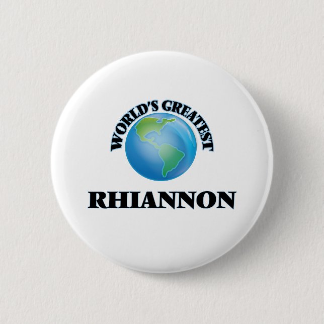 Badge Rond 5 Cm Plus grand Rhiannon du monde (Devant)