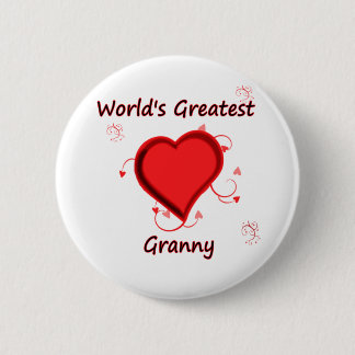 Badge Rond 5 Cm Plus grande mamie du monde