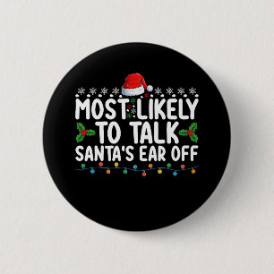 Badge Rond 5 Cm Plus susceptible de casser les oreilles du Père No