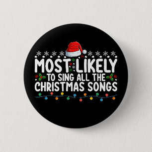 Badge Rond 5 Cm Plus susceptible de chanter toutes les chansons de