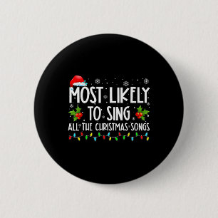 Badge Rond 5 Cm Plus susceptible de chanter toutes les chansons de