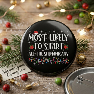 Badge Rond 5 Cm Plus susceptible de déclencher les bêtises