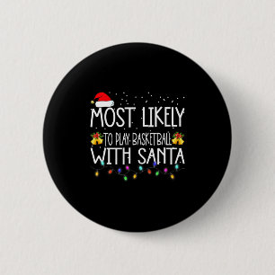 Badge Rond 5 Cm Plus susceptible de jouer au basket avec les garço