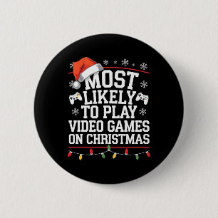 Badge Rond 5 Cm Plus susceptible de jouer aux jeux vidéo sur la vi