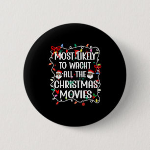 Badge Rond 5 Cm Plus susceptible de regarder tous les films de Noë