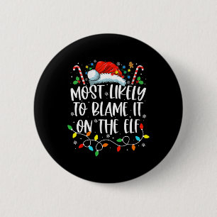 Badge Rond 5 Cm Plus susceptible de rejeter la faute sur l'elfe Fa