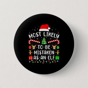Badge Rond 5 Cm Plus susceptible d'être confondu avec un Elfe Fami