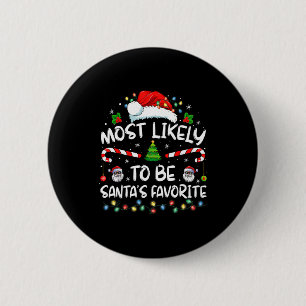 Badge Rond 5 Cm Plus susceptible d'être le Noël drôle de famille p
